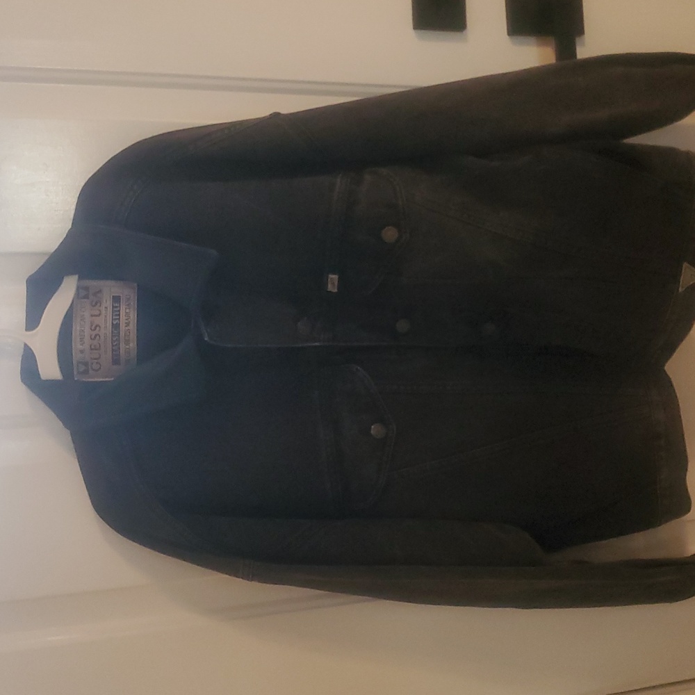 Vintage Guess Jeans Black Jean Jacket